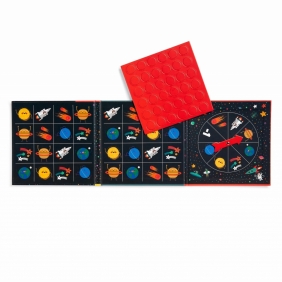 Mudpuppy, Podróżna magnetyczna gra planszowa bingo: W kosmosie (MP77332)