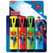 Zakreślacz - Superman Fluo, 4szt