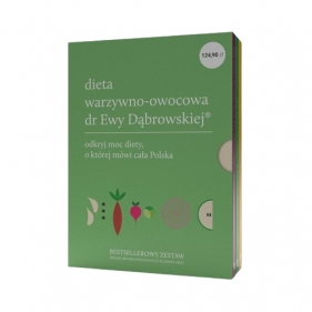 Dieta warzywno-owocowa dr Ewy Dąbrowskiej Pakiet - Borkowska Paulina, Beata Anna Dąbrowska