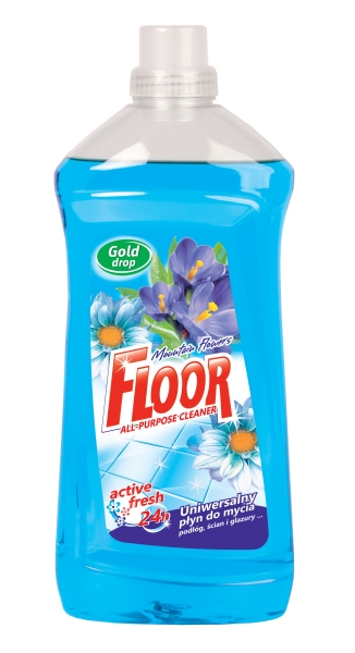 Floor, płyn uniwersalny do mycia - Górskie kwiaty, 1,5L
