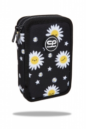 Coolpack, Piórnik podwójny z wyposażeniem Jumper 2 - Daisy Black (F066817)