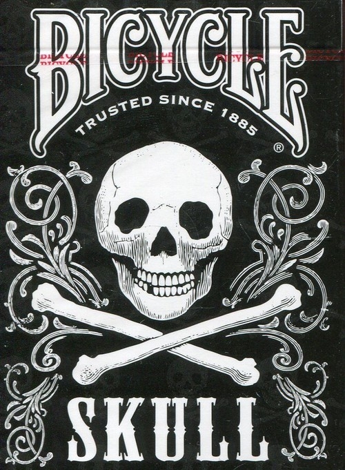 Bicycle Skull Karty