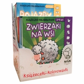 Książeczka harmonijkowa do kolorowania display naładowy, 8 sztuk (MPK-0001D2)