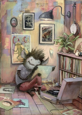 Heye, Puzzle 1000: Zozoville - Miłośnik płyt winylowych (30033) - Mateo Dineen