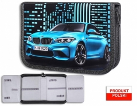 Piórnik szkolny WAR-1033 - Niebieski BMW