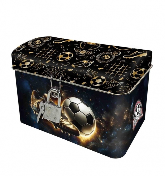 Skarbonka z kłódką Kuferek Piłka