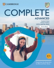 Complete Advanced Student's Book without Answers with Digital Pack - Greg Archer, Brook-Hart Guy, Elliot Sue, Haines Simon