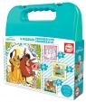 Puzzle 12x16x20x25 w walizce Zwierzęta Disney'a G3