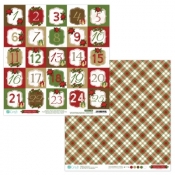 Papier dwustronny 30,5 x 30,5 cm - Christmas Time 08, 5 szt. (PYDU-011-P08)