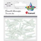 Spinacz drewniany średni - 12 szt. (365422)