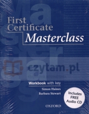 Masterclass First Certificate workbook with key - Simon Haines