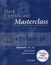 Masterclass First Certificate workbook with key - Haines Simon