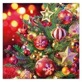 Serwetki świąteczne - Baubles And Stars