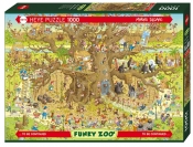 Heye, Puzzle 1000: Funky Zoo - cześć VII - Małpie Zoo (29833)
