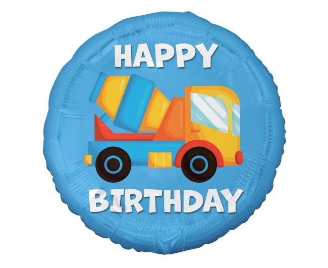 <img src='https://webimage.pl/pics/333/9/d5902973149333.jpg' style='height:440px' /> Balon foliowy Betoniarka Happy Birthday 45cm