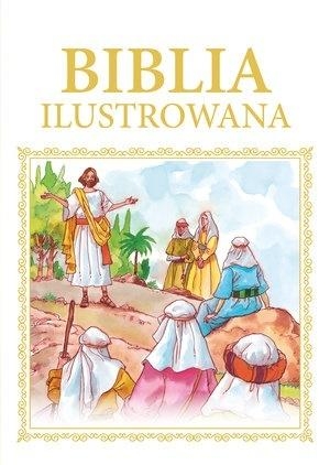 Biblia ilustrowana (biało-złota)