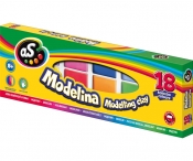Modelina szkolna AS, 18 kolorów (304219002)