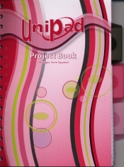 Kołozeszyt A5 Pukka Pad Unipad w kratkę 200 stron różowy/niebieski/szary