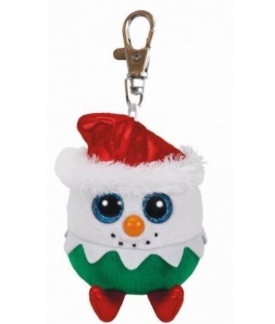 Maskotka-brelok Beanie Boos: Eggnog - bałwan (35108)