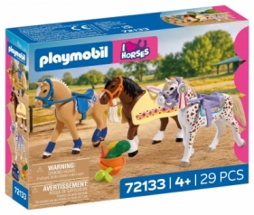 Playmobil Trzy konie do kolekcjonowania 72133