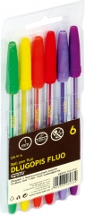 Długopis Grand fluo 6 kolorów GR-91