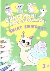 Kreatywne kolorowanki. Świat zwierząt - Opracowanie zbiorowe