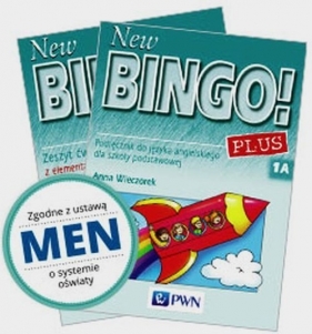 New Bingo! 1A Plus Podręcznik z płytą CD + Zeszyt ćwiczeń z elementami pisania - Wieczorek Anna