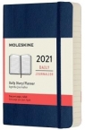 Kalendarz 2021 dzienny 12ML tw. sapphire blue