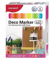 Markery akrylowe Deco Marker B 460 6 kol. Fluorescent MonAmi (2080001505)
