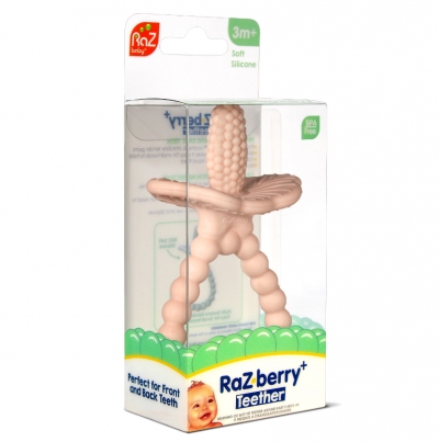 Gryzak silikonowy Soczysta Malina różowy