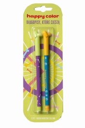 Długopis wymazywalny Happy Color "pieski" - 2 szt. (HA AKPB3171-3 BK2)