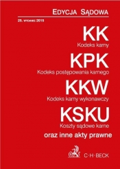 Kodeks karny Kodeks postępowania karnego Kodeks karny wykonawczy Koszty sądowe karne - <br />