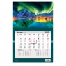 Kalendarz 2027 jednodzielny Zorza polarna