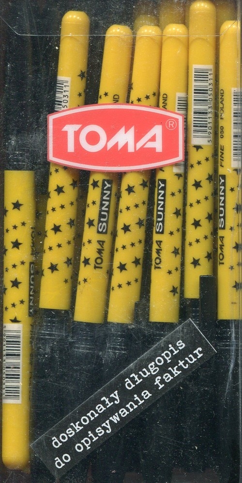Długopis Sunny czarny 30 sztuk