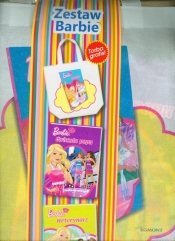 Barbie Zestaw 2 książki + torba
