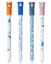 Happy Color, Długopis wymazywalny Cats, 0,5 mm, niebieski