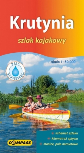 Mapa kajakowa - Krutynia 1:50 000 wersja polska - praca zbiorowa