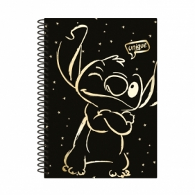 Kołobrulion B5 Disney Gold Stitch plastikowa spirala 100 kartek