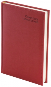 Kalendarz nauczyciela 2018/19 A5 dzienny Vivella CZERWONY