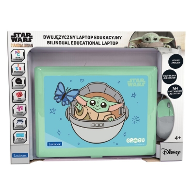 <img src='https://webimage.pl/pics/335/8/d3380743148335.jpg' style='height:440px' /> Lexibook - laptop edukacyjny Star Wars Mandalorian 164 funkcje JC601i17