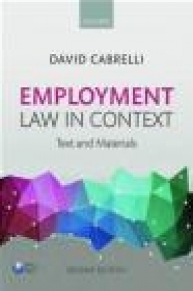 Employment Law in Context David Cabrelli