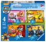 Ravensburger, Puzzle 4w1: Psi Patrol (7033)Wiek: 3+