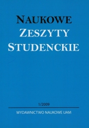 Naukowe Zeszyty Studenckie 1/2009