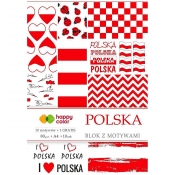 Blok z motywami A4, 10 arkuszy - Polska (396843)