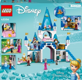 LEGO Disney Princess: Zamek Kopciuszka i księcia z bajki (43206)