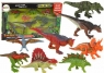 Zestaw figurki dinozaury kolorowe 8 szt