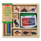 Drewniane stempelki - Dinozaury (11633)