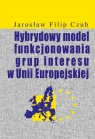 Hybrydowy model funkcjonowania grup interesu w Unii Europejskiej Czub Jarosław Filip