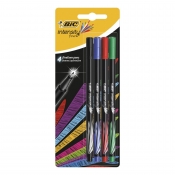 Cienkopisy BIC Intensity Fine, 4 kolory (942082)