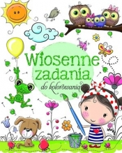 Wiosenne zadania do kolorowania